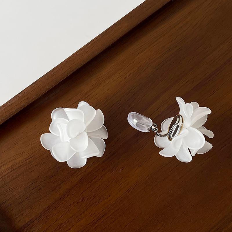 Floral Acrylic Stud Earring Product Image