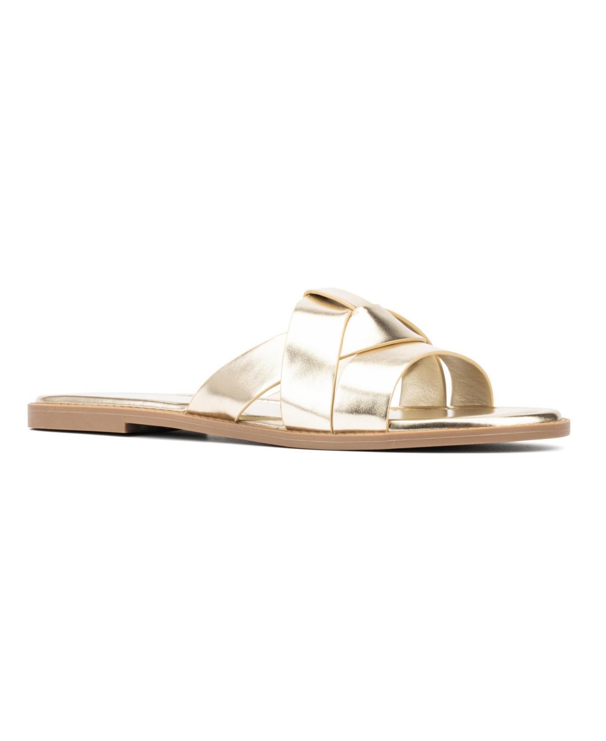 Womens Tiana Wide Width Flats Sandal Product Image