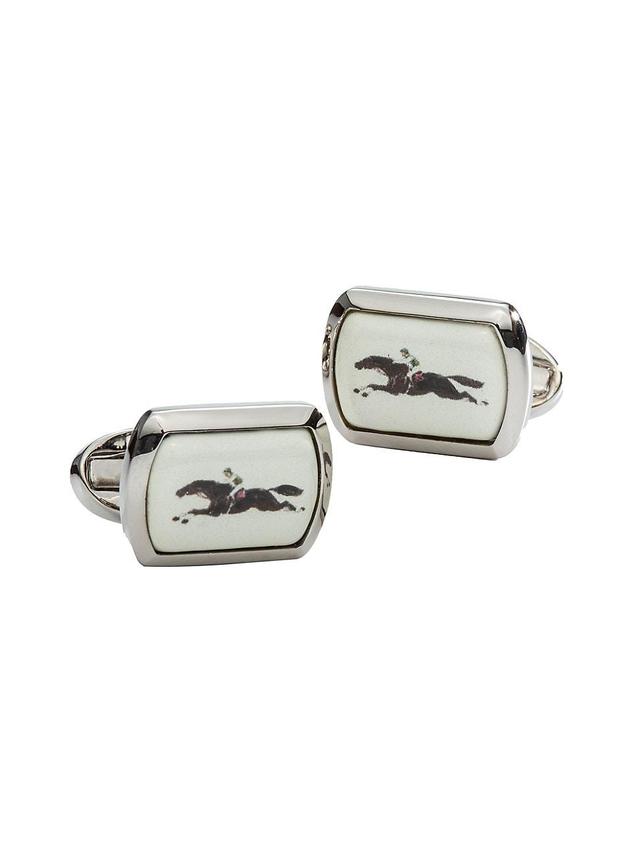 Mens Race Horse Cufflinks Product Image