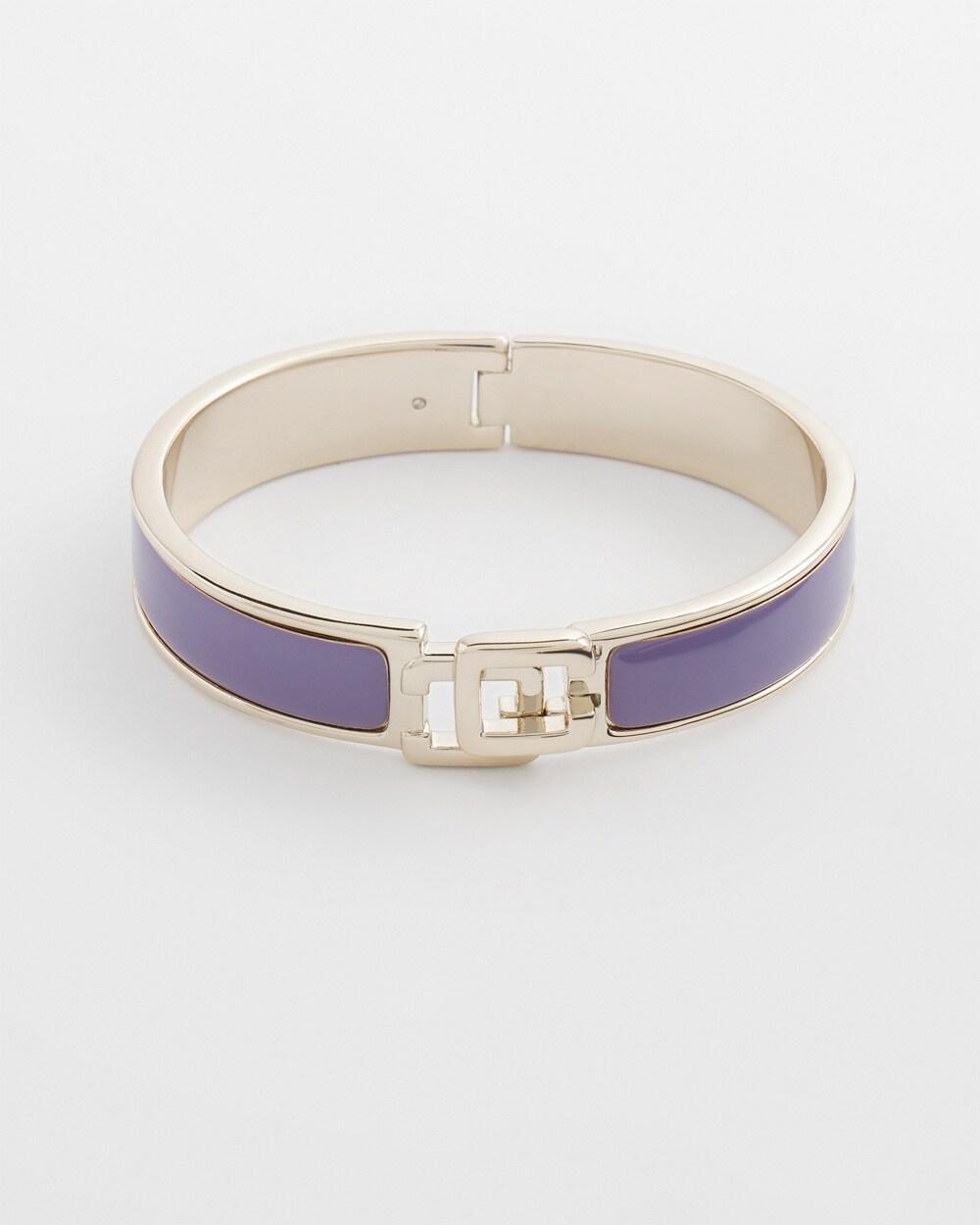 Purple Colorblock Stretch Bracelet Product Image