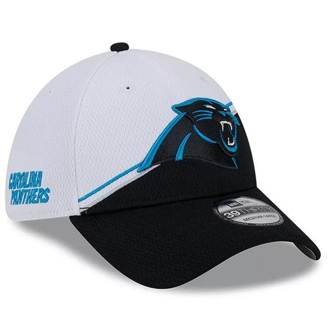 Mens New Era /Black Carolina Panthers 2023 Sideline 39THIRTY Flex Hat Product Image