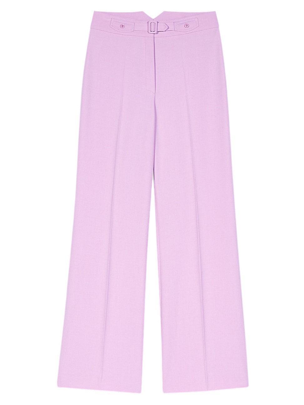 Womens Wide Leg Suit Trousers Product Image