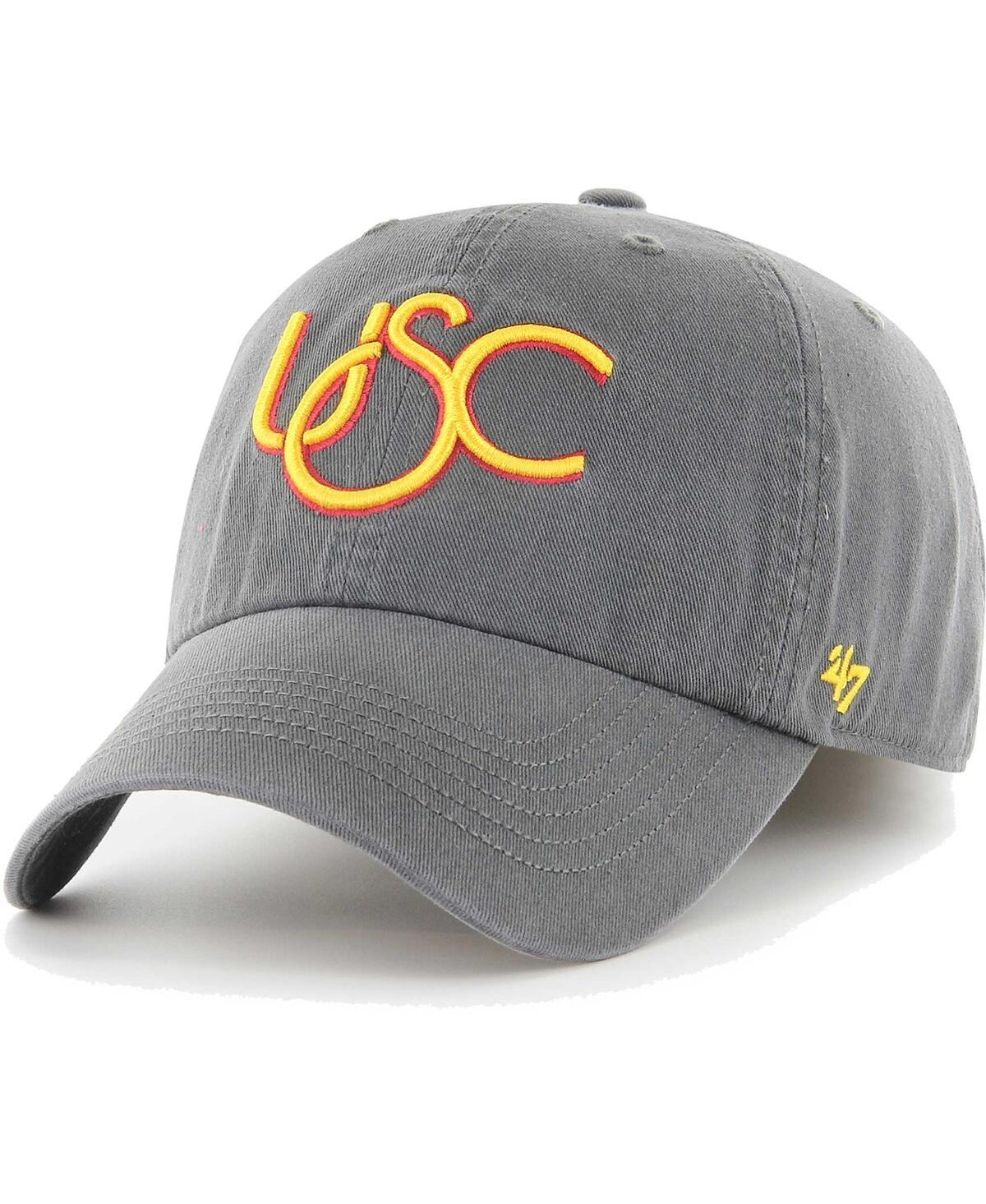 Mens 47 Charcoal USC Trojans Franchise Fitted Hat Product Image