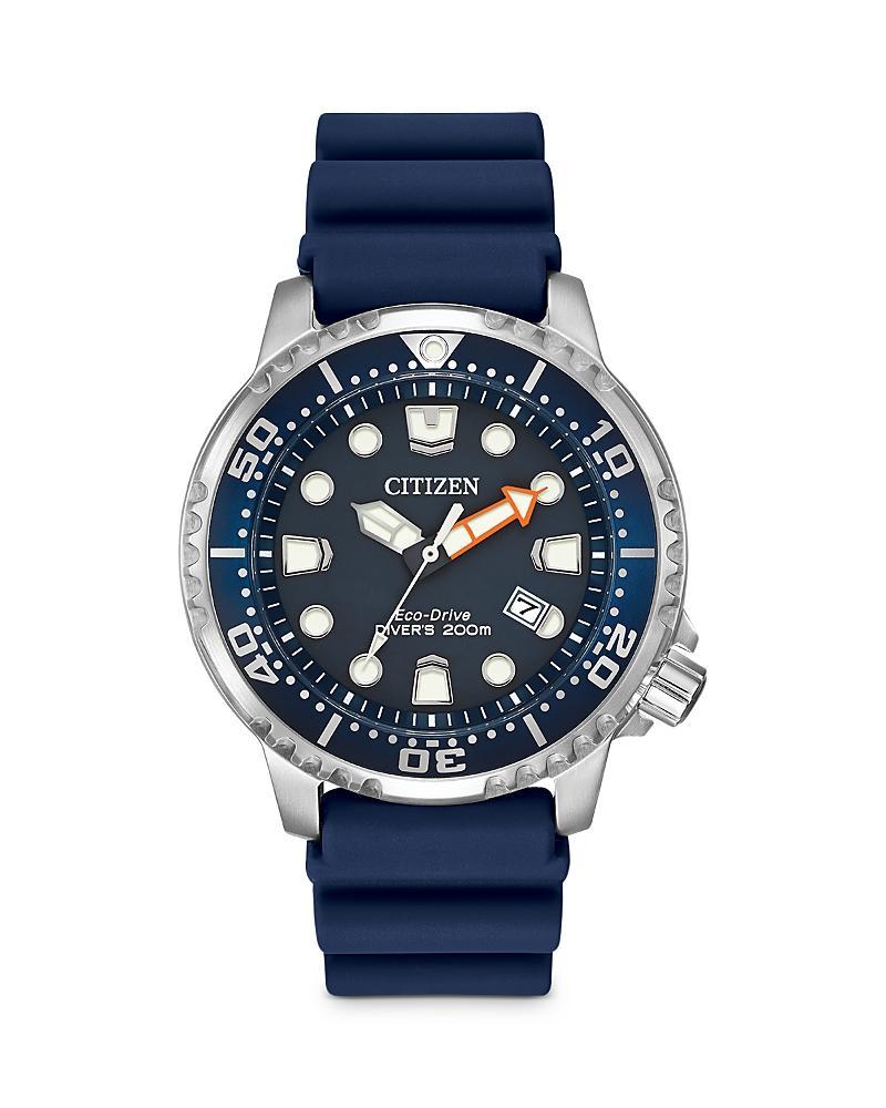 Men's Citizen Eco-DriveÂ® Promaster Marine Watch with Sunray Light Blue Dial (Model: Bn0165-55L) Product Image