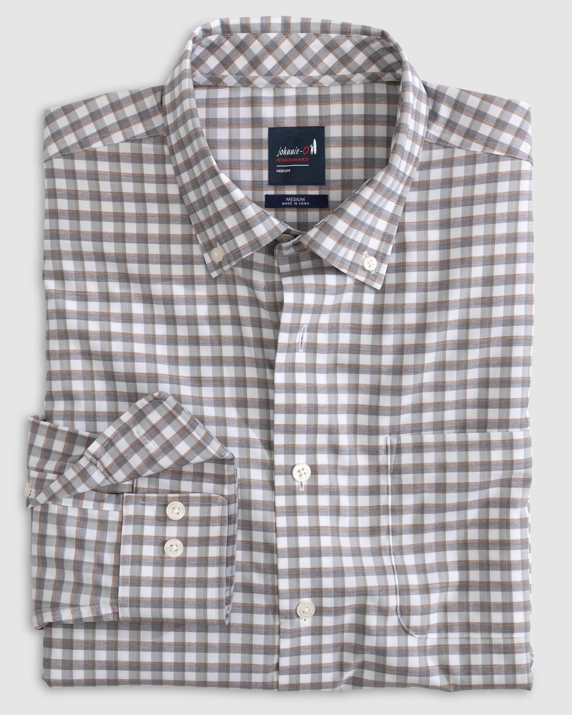 Mead Performance Button Up Shirt Product Image