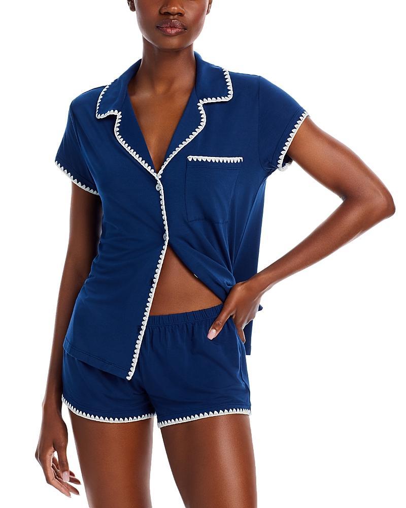 Eberjey Frida Whipstitch Short Pajama Set Product Image