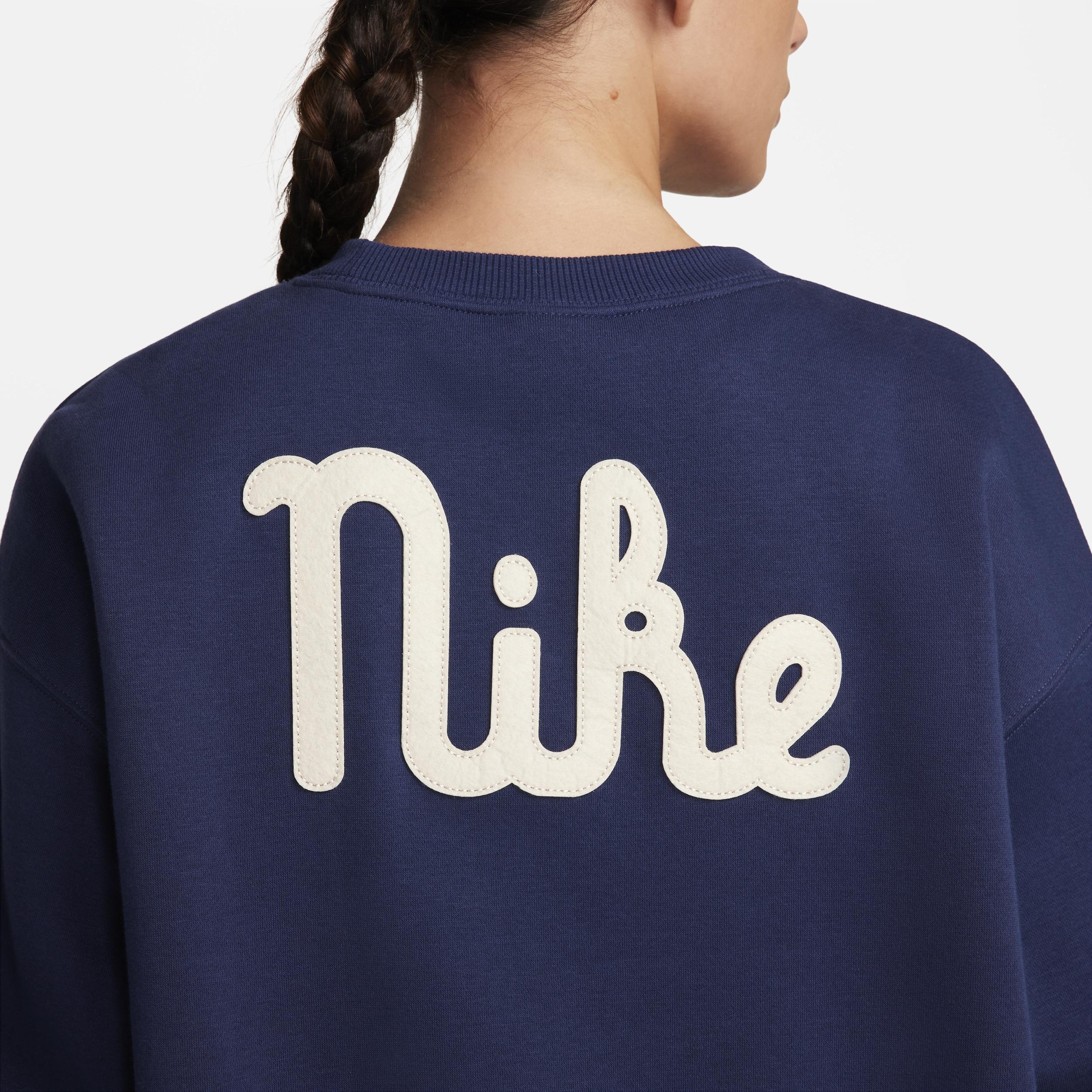 Women's Nike Sportswear Phoenix Fleece Oversized Crew-Neck Sweatshirt Product Image