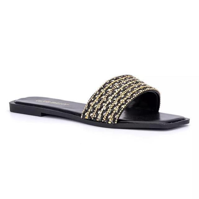 Olivia Miller Victoria Womens Slide Sandals Product Image