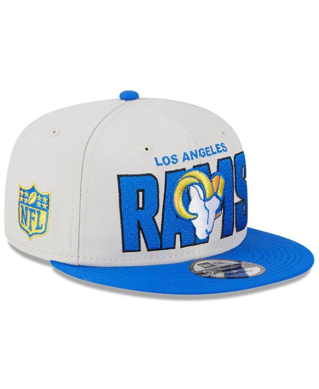 Mens New Era Stone Los Angeles Rams 2023 Nfl Draft 9FIFTY Snapback Adjustable Hat - Stone Product Image