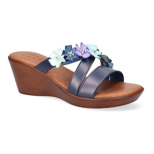 Easy Street Bellefleur Tuscany Womens Wedge Sandals Product Image