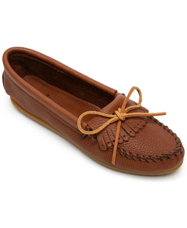 Minnetonka Womens Deerskin Kilty Moccasins Product Image