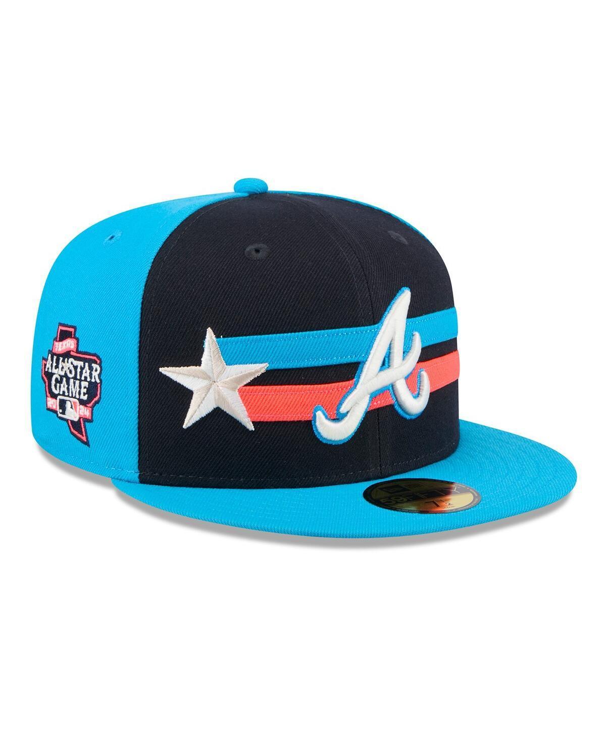 New Era Mens Navy Atlanta Braves 2024 Mlb All-Star Game 59FIFTY Fitted Hat Product Image