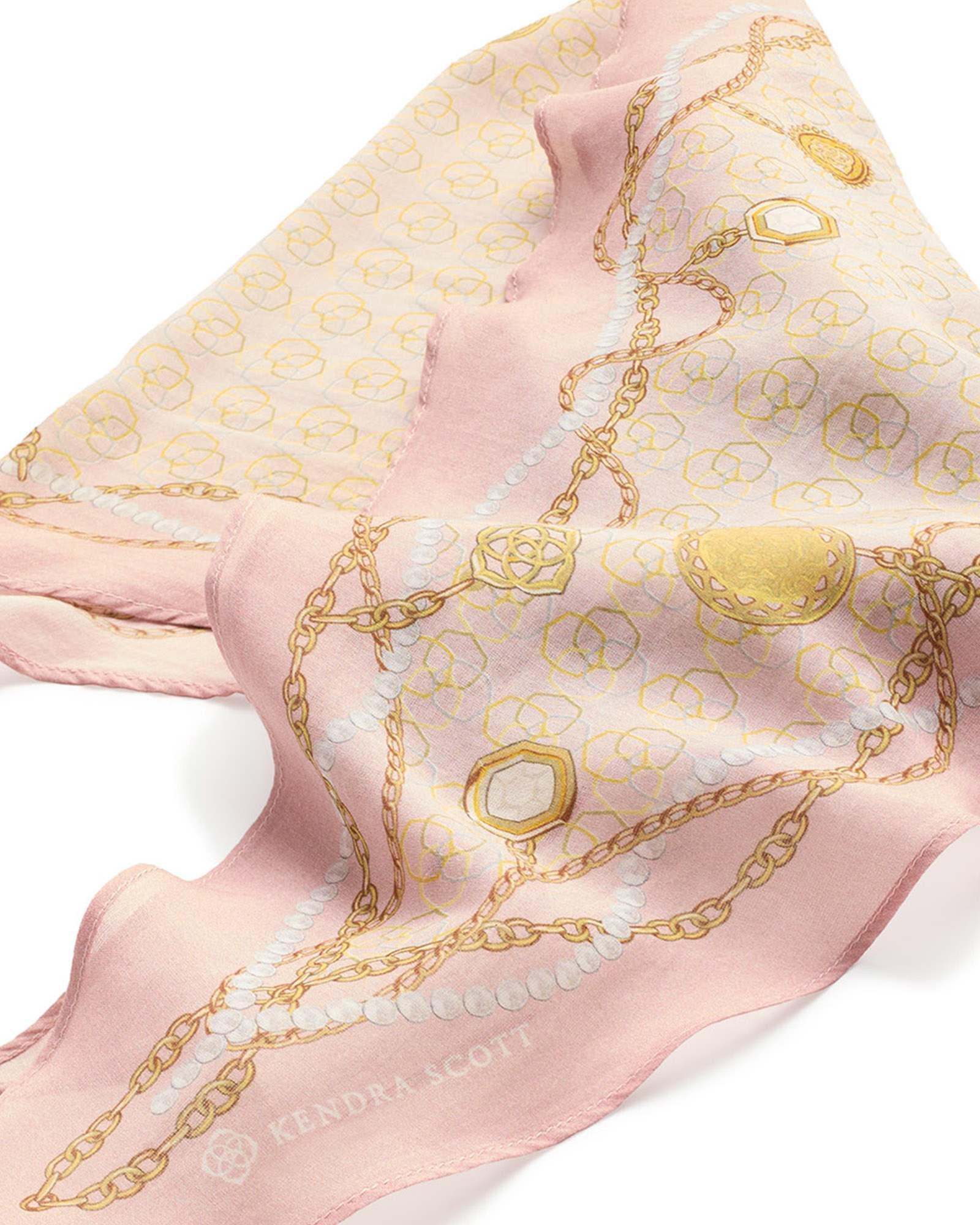 Lily Diamond Scarf in Pink Product Image