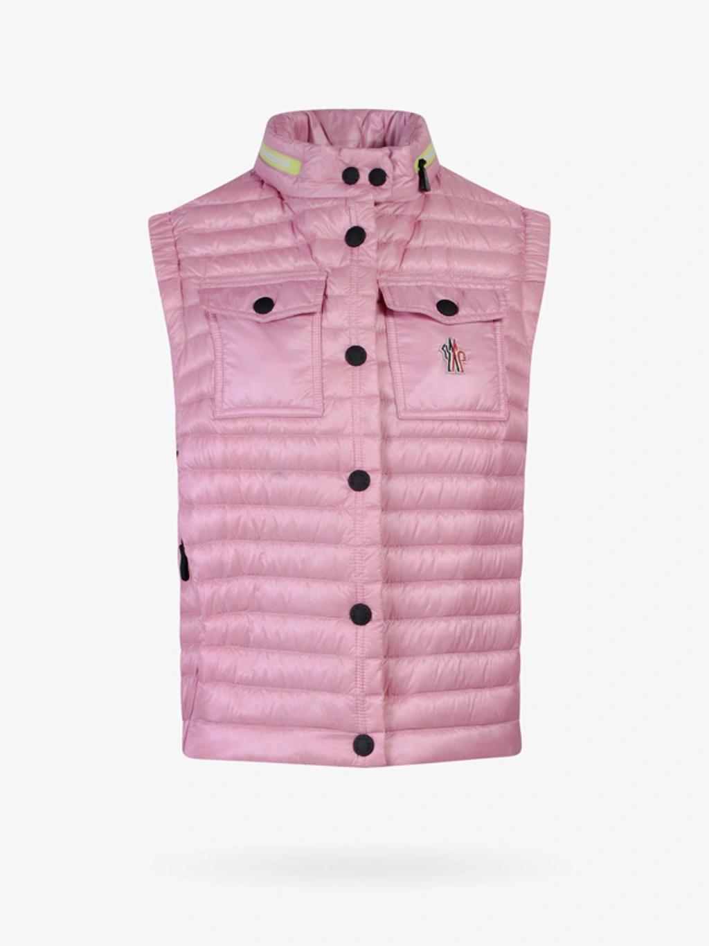 MONCLER Gumiane Puffer Vest In Pink product image