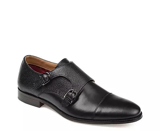 Thomas & Vine Calvin Mens Double Monk Strap Dress Shoes Product Image