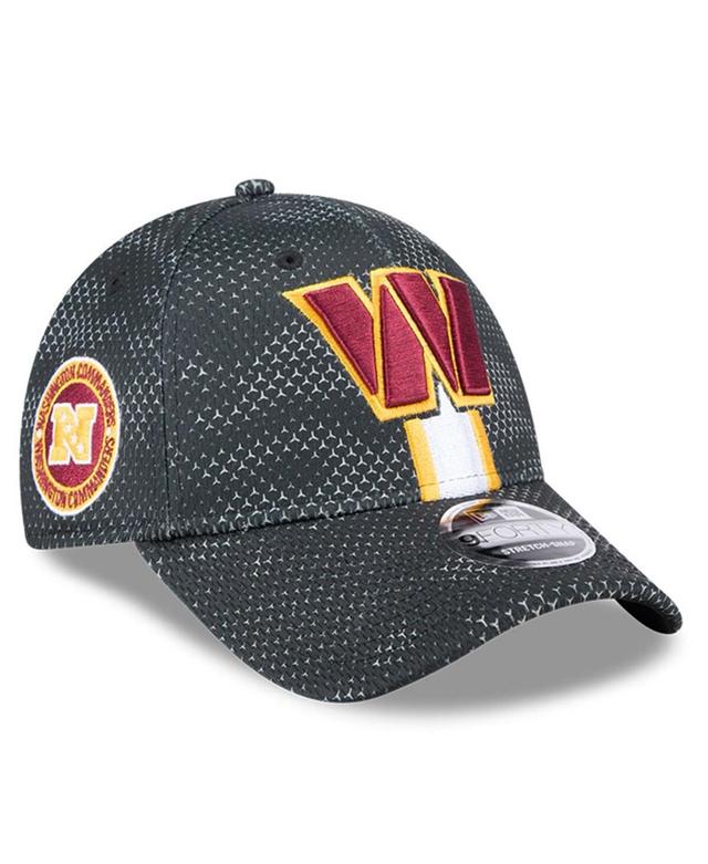 New Era Mens Black Washington Commanders 2024 Sideline 9FORTY Stretch-Snap Hat Product Image