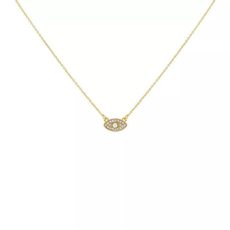 Emberly Evil Eye Gold Tone Cable Chain Necklace, Womens, Multi Product Image