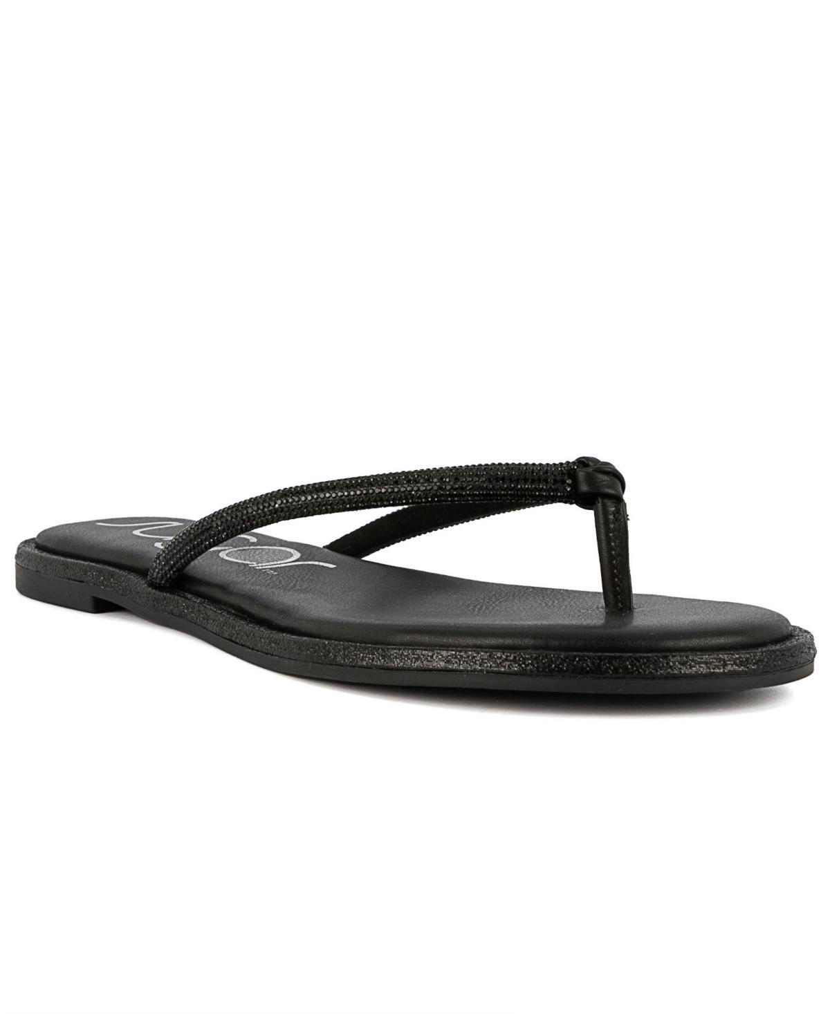 Sugar Womens Petition Embellished Flat Sandals Product Image