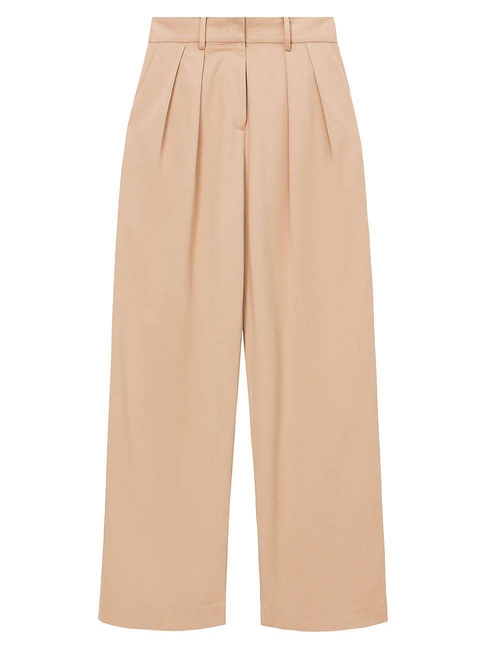 Womens Luisa Pleated-Front Pants Product Image