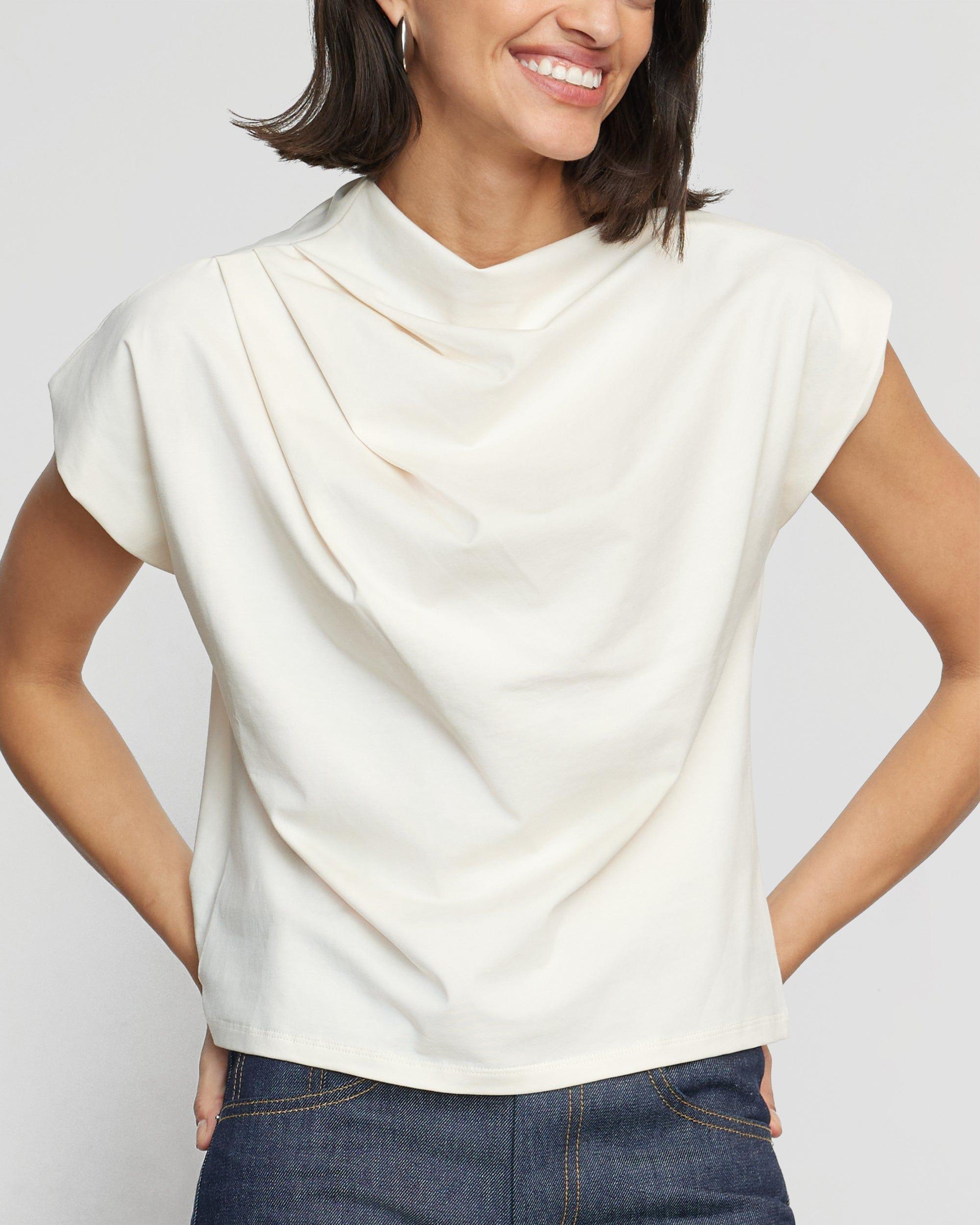 Kenny Asymmetric-Neck Tee Product Image