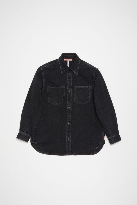 Denim button-up shirt - Relaxed fit Product Image