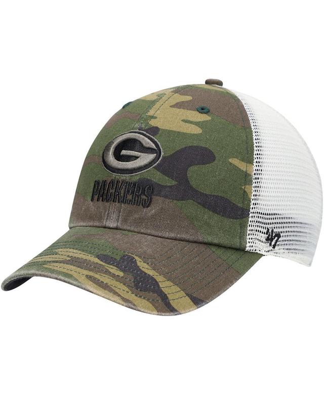 Mens 47 Camo Bay Packers Branson MVP Trucker Snapback Hat Product Image