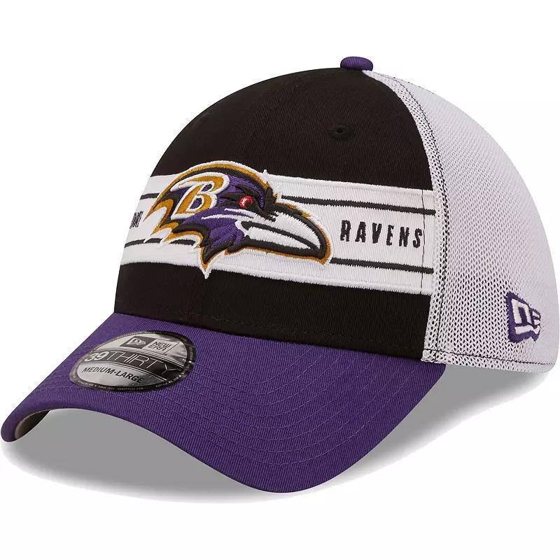 Mens New Era /Purple Baltimore Ravens Team Banded 39THIRTY Flex Hat Product Image