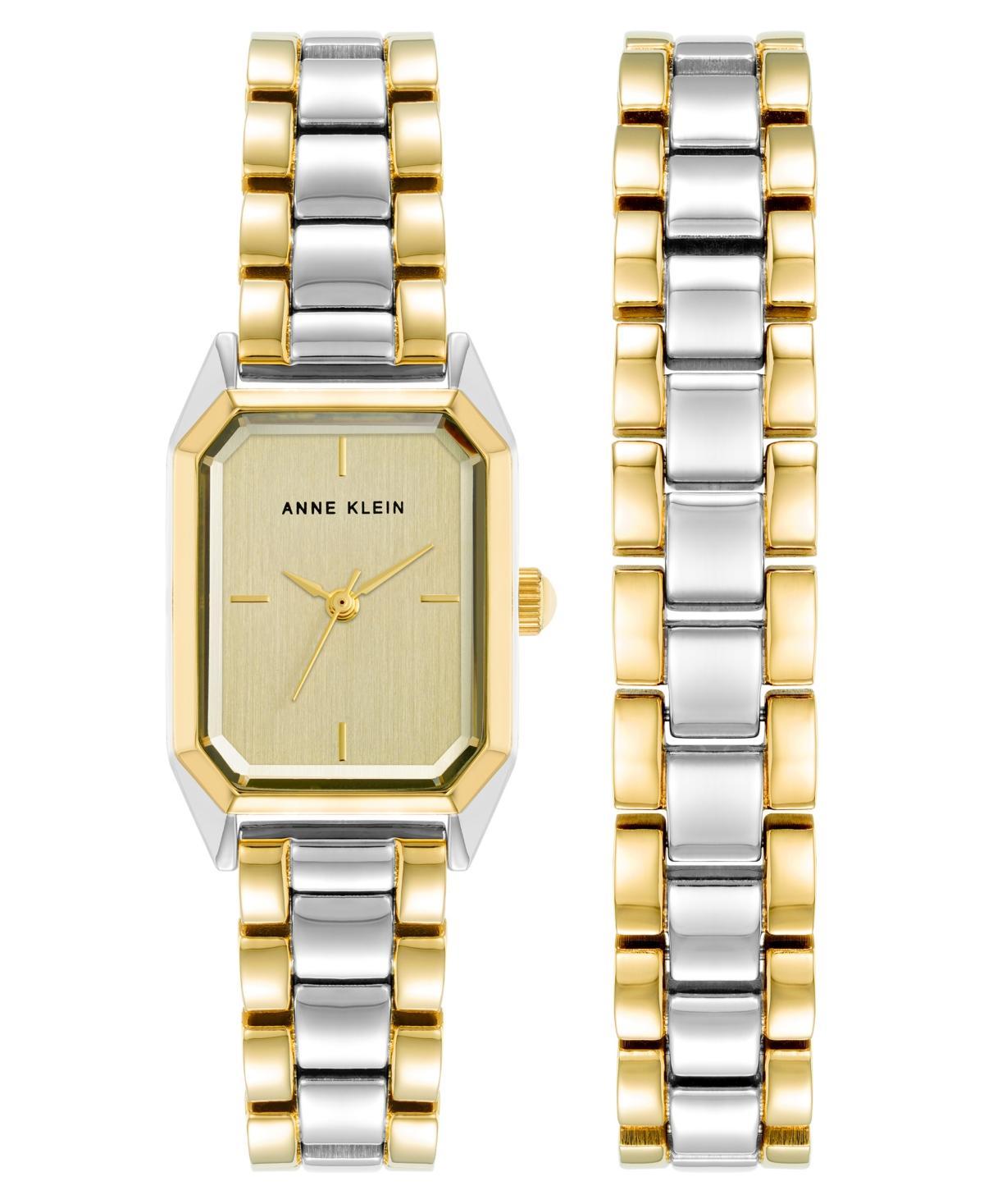 Anne Klein Womens Quartz Two-Tone Alloy Watch Set, 20.5mm Product Image