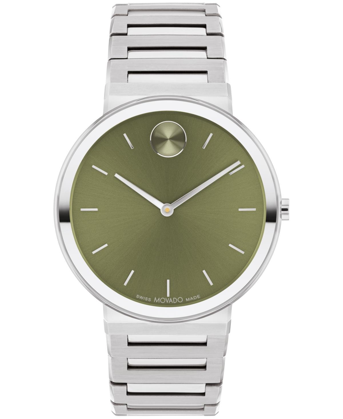 Men's Movado Bold Horizon Watch with Green Dial (Model: 3601074) Product Image