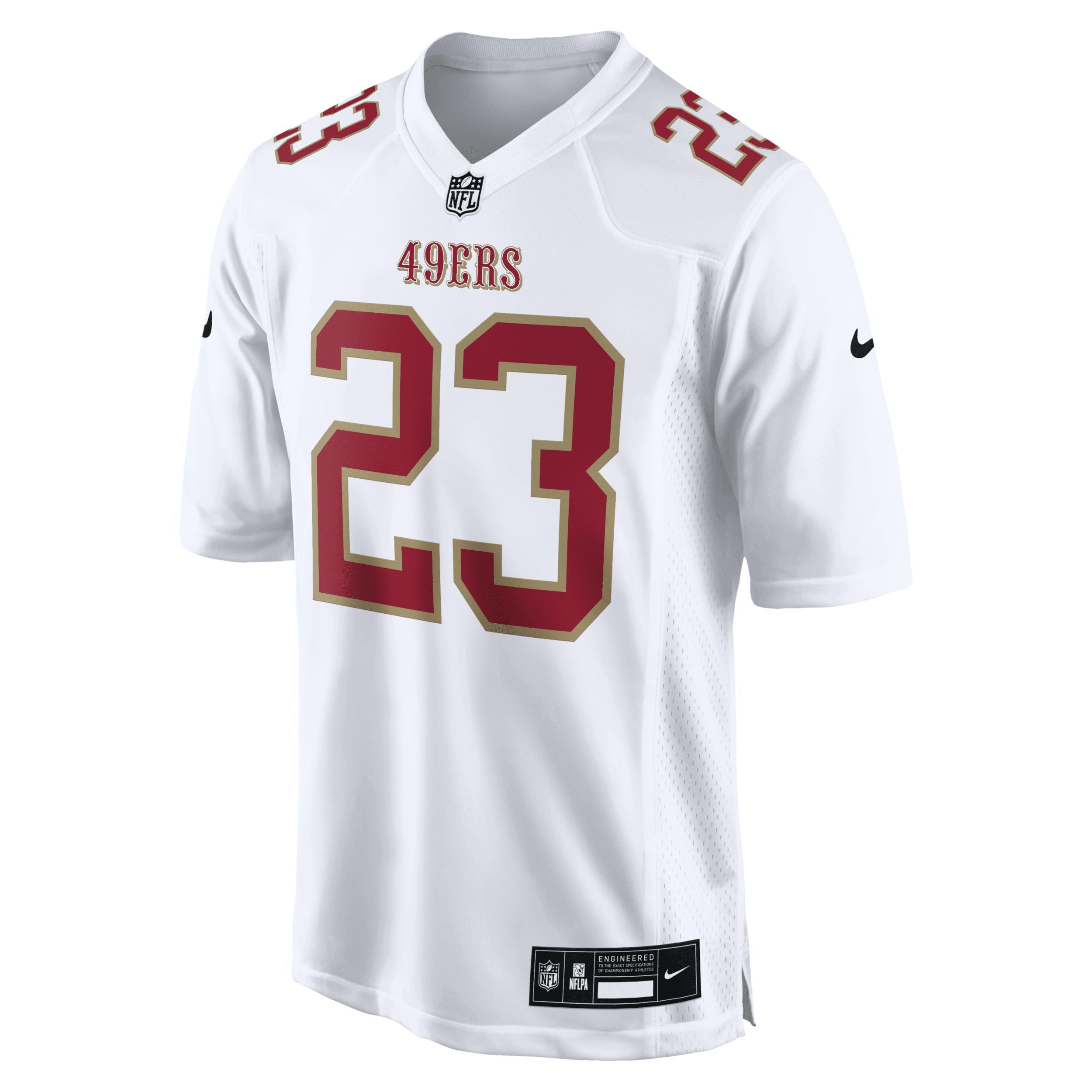 Christian McCaffrey San Francisco 49ers Nike Mens NFL Atmosphere Game Jersey Product Image