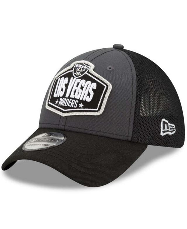 New Era Las Vegas Raiders 2021 Draft 39THIRTY Cap - GraphiteBlack Product Image