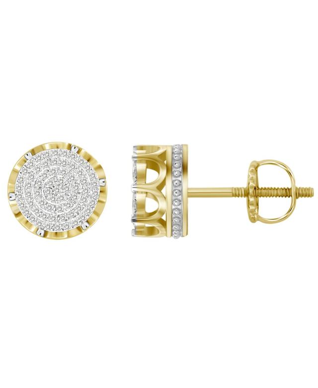 Mens Diamond (1/3 ct.t.w.) Earring Set in 10k Yellow Gold Product Image