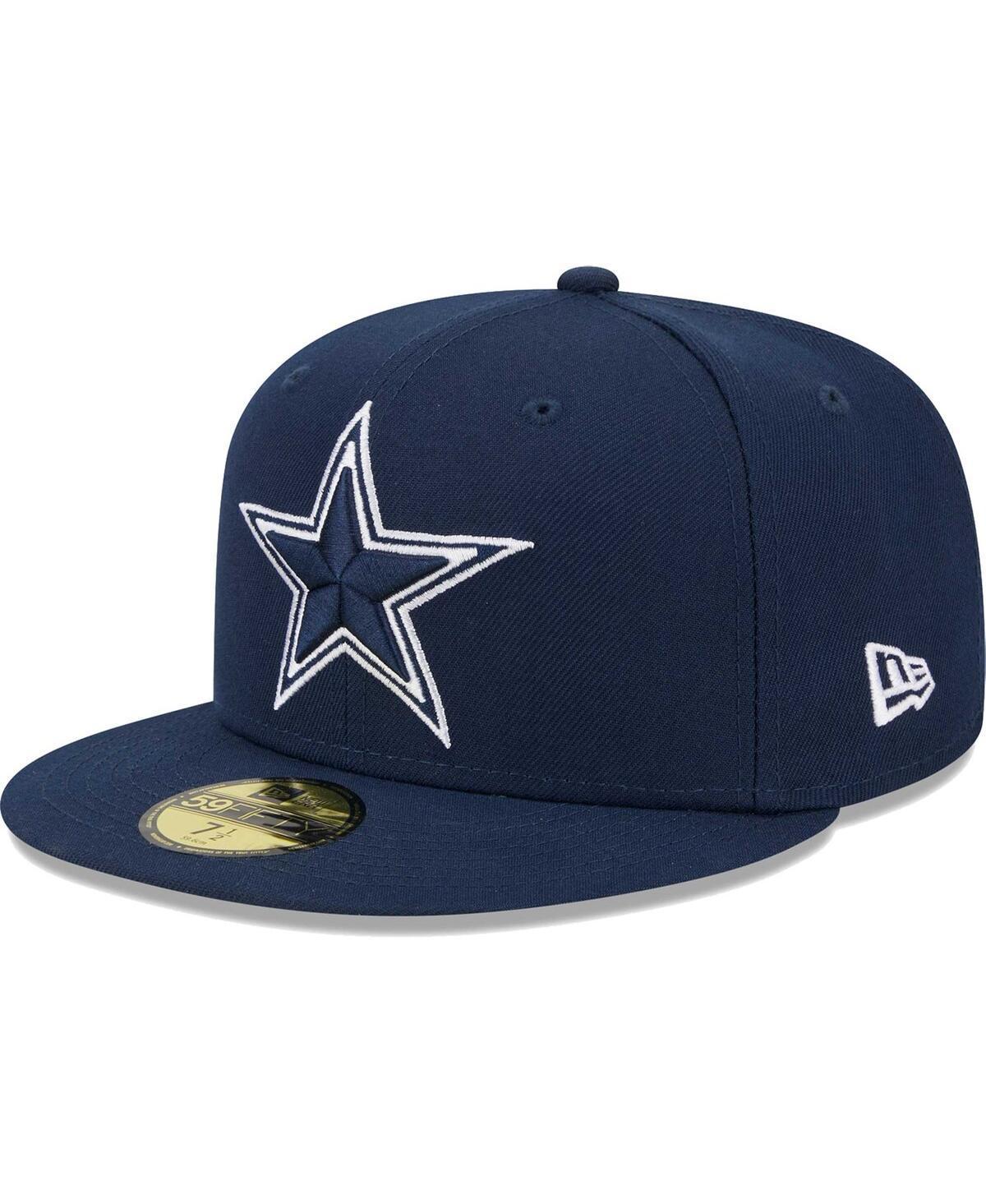 Mens New Era Navy Dallas Cowboys Main 59FIFTY Fitted Hat Product Image