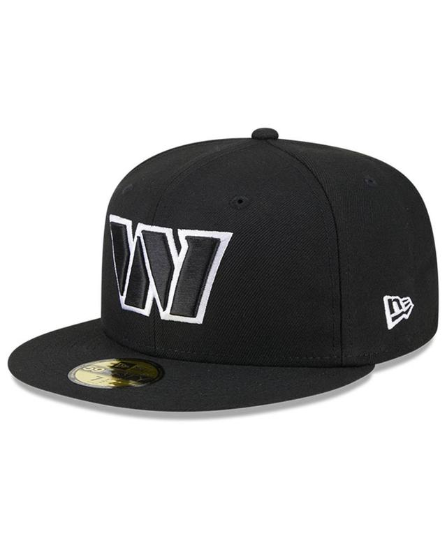 Mens New Era Black Washington Commanders 2023 NFL Crucial Catch 59FIFTY Fitted Hat Product Image