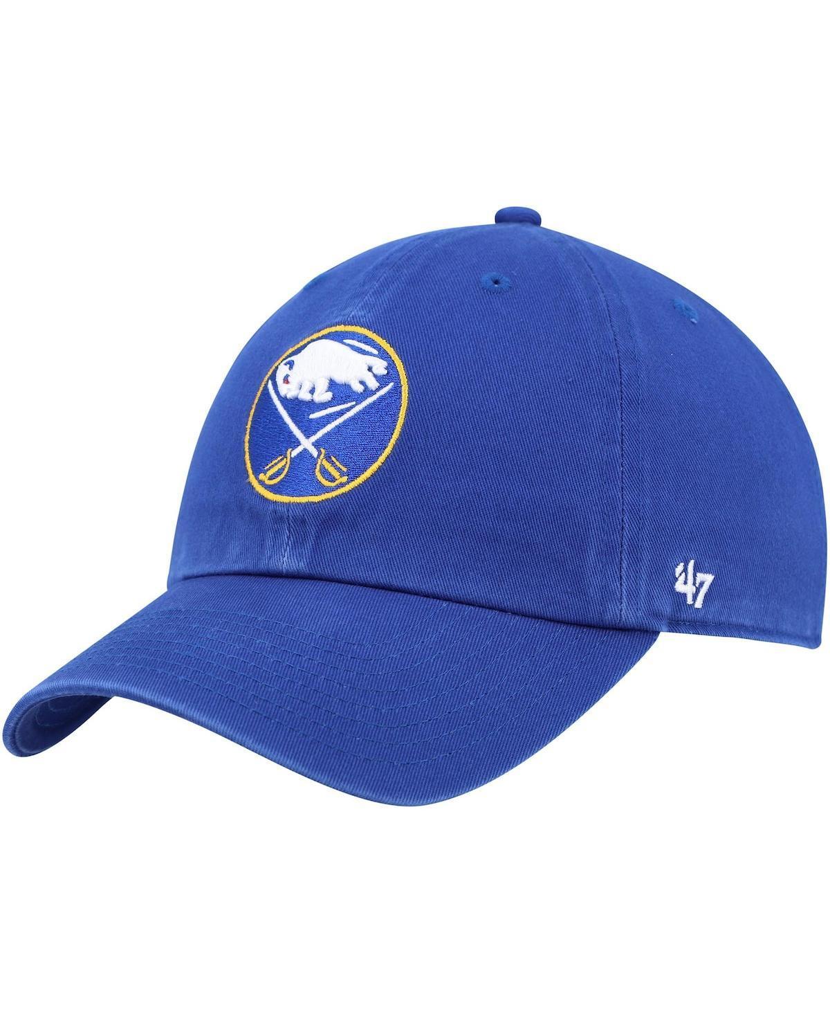 Mens 47 Royal Buffalo Sabres Logo Clean Up Adjustable Hat Product Image