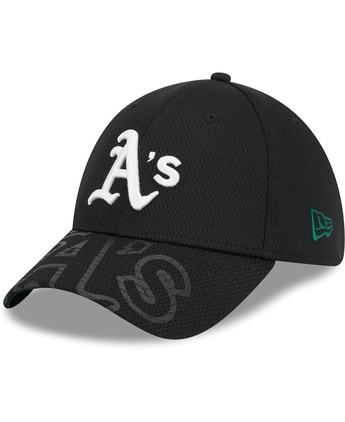 Mens New Era Oakland Athletics Top Visor 39THIRTY Flex Hat Product Image