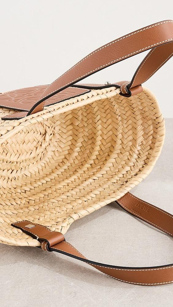 What Goes Around Comes Around Loewe Raffia Small Basket Bag | Shopbop Product Image