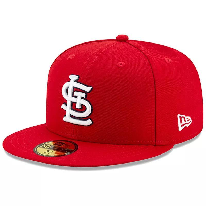 Mens New Era St. Louis Cardinals On-Field Authentic Collection 59FIFTY Fitted Hat Product Image