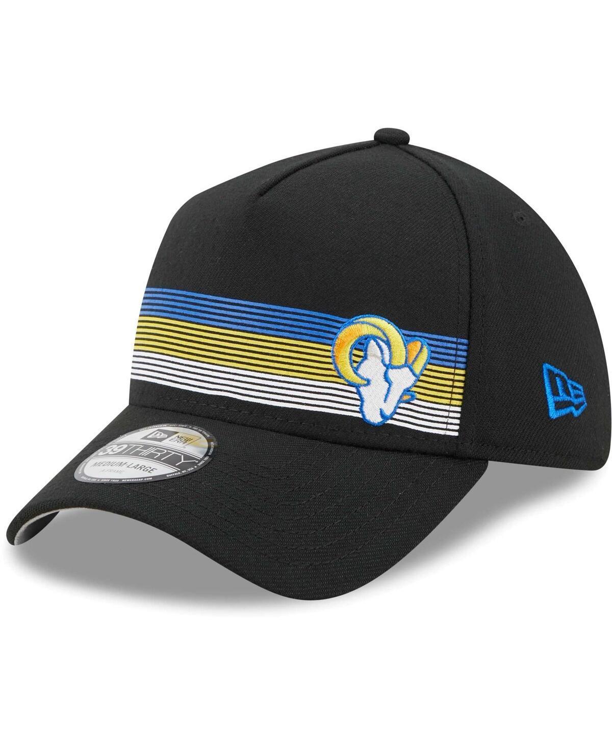 Mens New Era Los Angeles Rams Flawless Stripe 39THIRTY Flex Hat Product Image