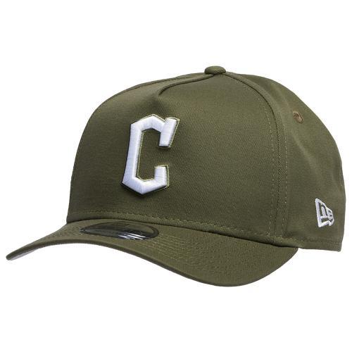 New Era Mens Cleveland Indians New Era Cleveland Indians 9FORTY A-Frame Cap - Mens Product Image