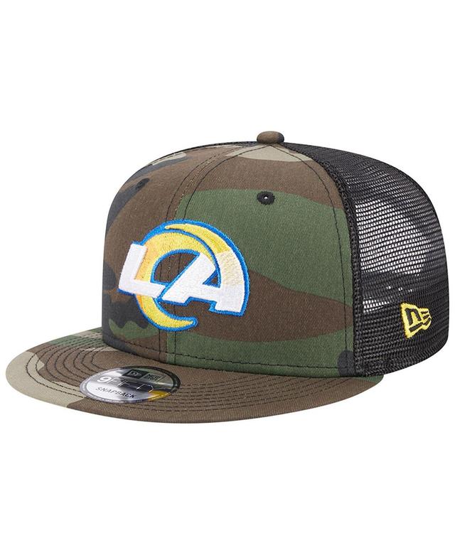 Mens New Era Camo Los Angeles Rams Classic Trucker 9FIFTY Snapback Hat Product Image