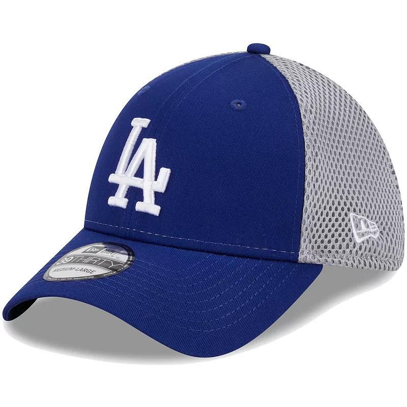 Mens New Era Royal Los Angeles Dodgers Team Neo 39THIRTY Flex Hat Product Image