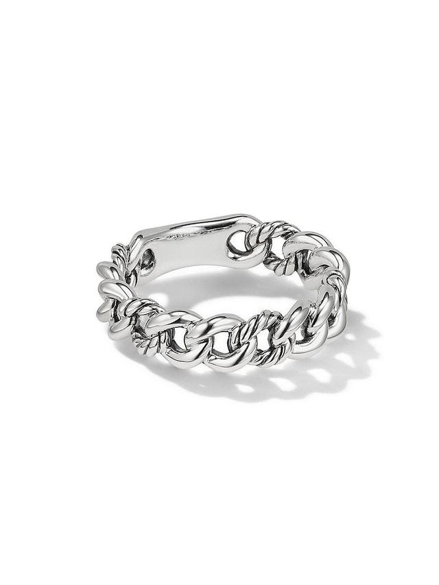 Womens Belmont Curb Link Band Ring Product Image