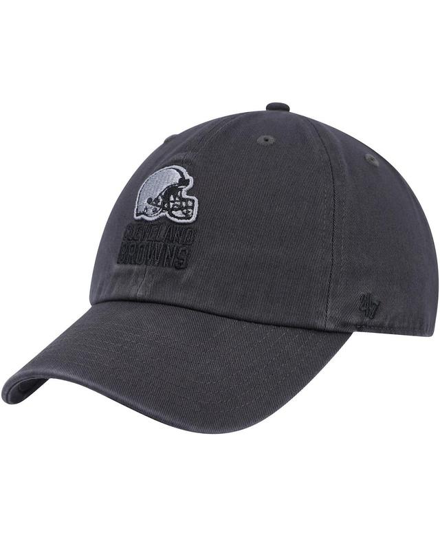 Mens 47 Charcoal Cleveland Browns Clean Up Tonal Adjustable Hat Product Image