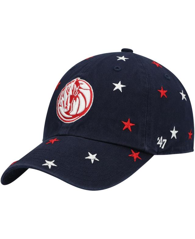 Mens 47 Navy Dallas Mavericks Confetti Cleanup Adjustable Hat Product Image