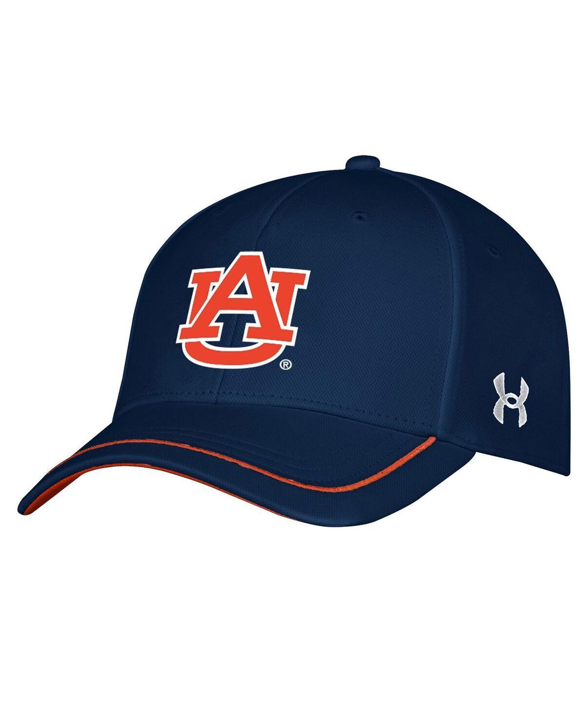 Mens Under Armour Auburn Tigers Iso-Chill Blitzing Accent Flex Hat Blue Product Image