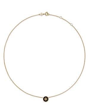 Tory Burch Kira Enamel Pendant Necklace Product Image