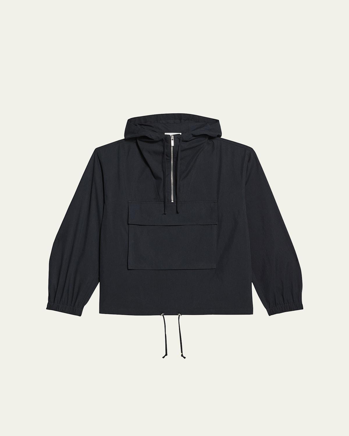 Mens Half-Zip Hooded Pullover Product Image