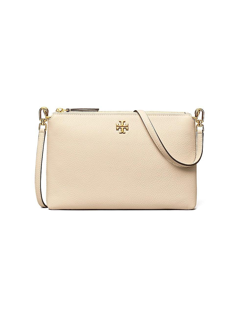 Tory Burch Mercer Pebbled Zip Crossbody Bag Product Image