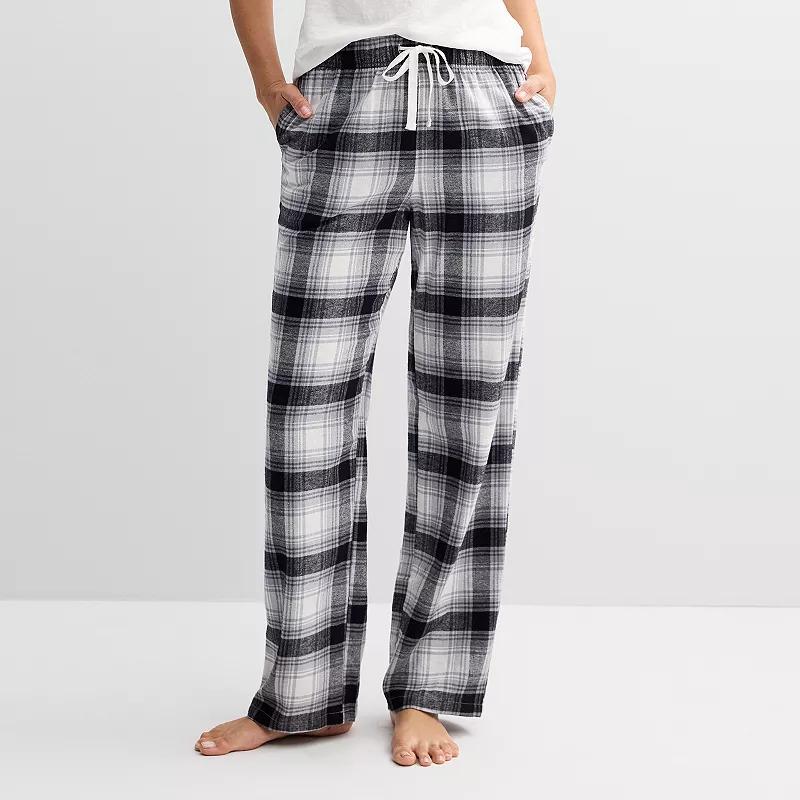 Womens Sonoma Goods For Life Flannel Pajama Pants product image